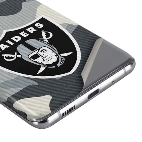 NFL Las Vegas Raiders Camo Galaxy S20 Ultra 5G Skin